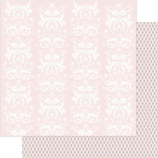 Двосторонній папір Pink & White Fancy 30х30 см від Ruby Rock-It