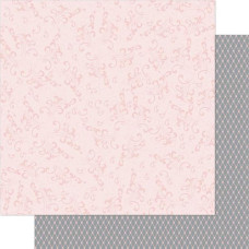 Двосторонній папір Pink & White Adore 30х30 см від Ruby Rock-It