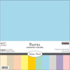 Набір паперу Pastel Value Pack 30х30 см 9 листів від Paper Company