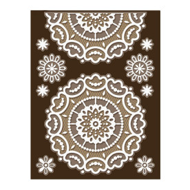 Набор наклеек "Кружевные салфетки 4" 10 шт, ScrapBerry's