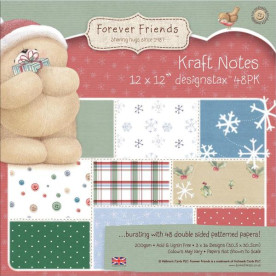 Набор бумаги Forever Friends - Christmas Designs 30х30 см 16 листов от Docrafts