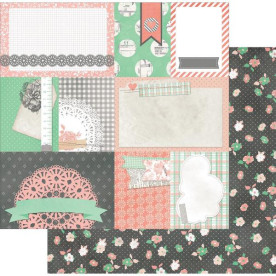 Двусторонняя бумага Seamstress 30х30 см от Bo-Bunny