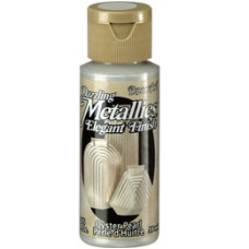 Акрилова фарба Dazzling Metallics Oyster Pearl, 59 мл від DecoArt