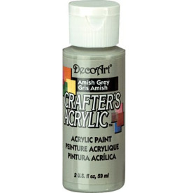 Акриловая краска Crafter's Acrylic Amish Grey, 59 мл от DecoArt