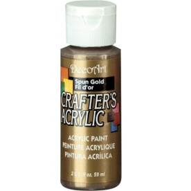 Акриловая краска Crafter's Acrylic Spun Gold, 59 мл от DecoArt