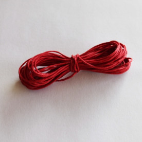 Вощеный шнур бордового цвета 5 м