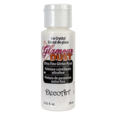 Акрилова фарба з глітером Glamour Dust Ice Crystal, 59 мл від DecoArt