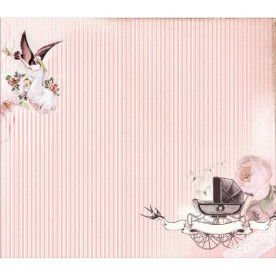 Альбом для скрапбукинга Bundle of Joy Girl 30х30 см от Kaisercraft