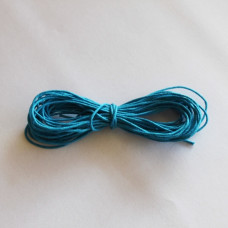 Вощеный шнур ярко-голубого цвета 5 м