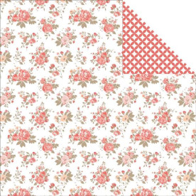 Двосторонній папір Pretty Flowers 30х30 см від Teresa Collins