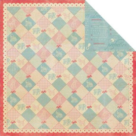 Двосторонній папір Patchwork Baby Quilt 30х30 см від Authentique Paper