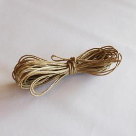 Вощеный шнур льняного цвета 5 м