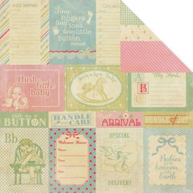 Двусторонняя бумага Cut-Apart Enhancements 30х30 см от Authentique Paper