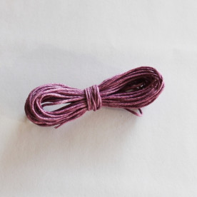 Вощеный шнур сливового цвета 5 м