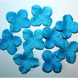 Набор гортензий ярко-голубого цвета, 30 мм, 10 шт
