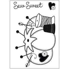 Акриловий штамп Sew Cute, Hot Off The Press