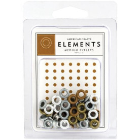 Набір люверсів Metallics 48 шт 5 мм від American Crafts