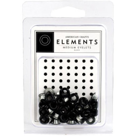 Набір люверсів Black 48 шт 5 мм від American Crafts