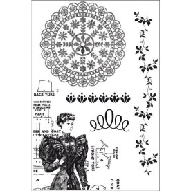 Набір акрилових штампів Madame Boutique, 15,5х10 см, Kaisercraft