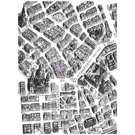 Акриловый штамп Vintage Vanity 10х7,5 см, Prima