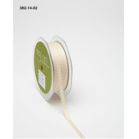 Лента Twill Chevron Champagne, 6 мм, 90 см от May Arts