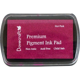 Подушечка с краской для штампинга Pigment Ink Pads - Hot Pink от Dovecraft