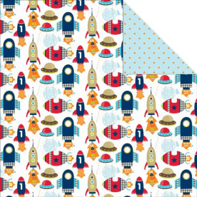 Двусторонняя бумага Launch 30х30 см от Kaisercraft