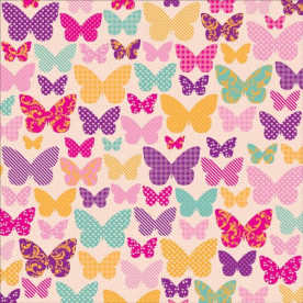 Односторонній папір з глянцевими акцентами Kaleidoscope 30х30 см від Kaisercraft