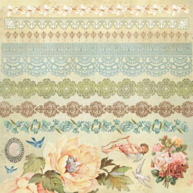 Лист с наклейками Sweet Nothings 30х30 см, Kaisercraft