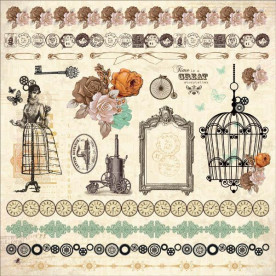 Лист з наклейками Miss Empire 30х30 см від Kaisercraft