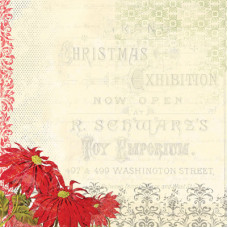 Односторонній скраппапір Christmas Exhibition від Melissa Frances