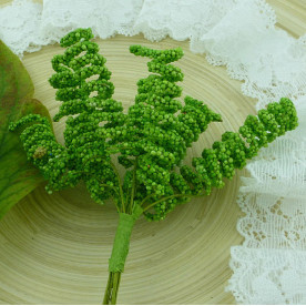 Спіральна тичинка зеленого кольору 1 шт, 3 см