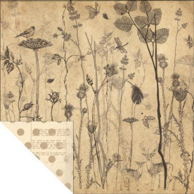 Двусторонняя бумага Botanical 30х30 от Kaisercraft