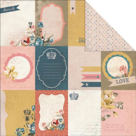 Двусторонняя бумага Tulip 30х30 от Kaisercraft