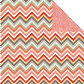 Двусторонняя бумага Peachy Keen 30х30 см от Kaisercraft