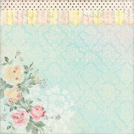 Односторонняя скрапбумага Flora от Melissa Frances