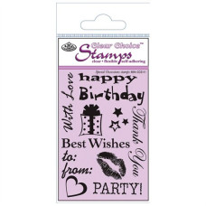 Набір акрилових штампів Special Occasions 9х6 см, Royal Brush