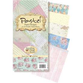 Набір паперу Pastel, 32 аркуша 30х15 см від Crafty Secrets
