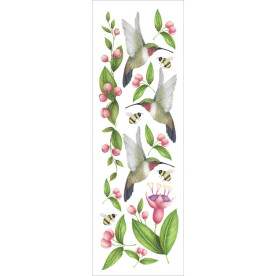 Натирання з глітером Birds & Bees 23,5х7,0 см від компанії Royal Brush