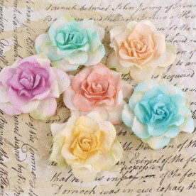 Набір квіточок Spring, розмір 3,7 см, 6 шт від компанії Prima