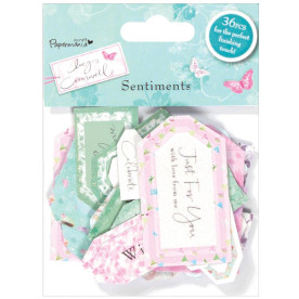 Набор высечек с глиттером Lucy Cromwell, 36 шт от Papermania