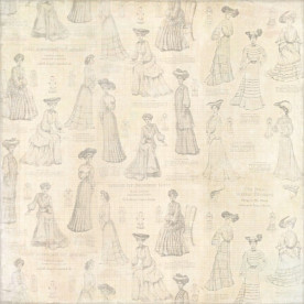 Односторонняя скрапбумага Hester от Melissa Frances