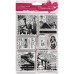 Набір гумових штампів Bookprint 18х13 см, Papermania