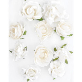 Набор цветочков Coconut 2,5 см и 4 см 10 шт от компании Kaisercraft