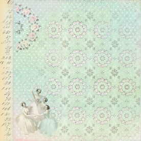 Односторонняя скрапбумага Lula от Melissa Frances