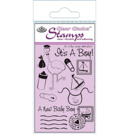 Набор акриловых штампов It's a Boy, Royal Brush