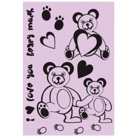 Набор акриловых штампов Love Beary Much, Royal Brush