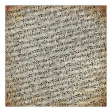 Односторонняя бумага Diagonal Music 30х30 см от Authentique Paper