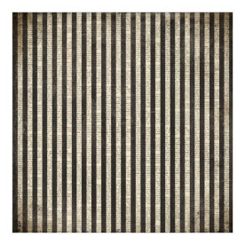 Односторонняя бумага White Striped Newsprint 30х30 см от Authentique Paper