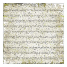 Односторонняя бумага Script Scroll 30х30 см от Authentique Paper